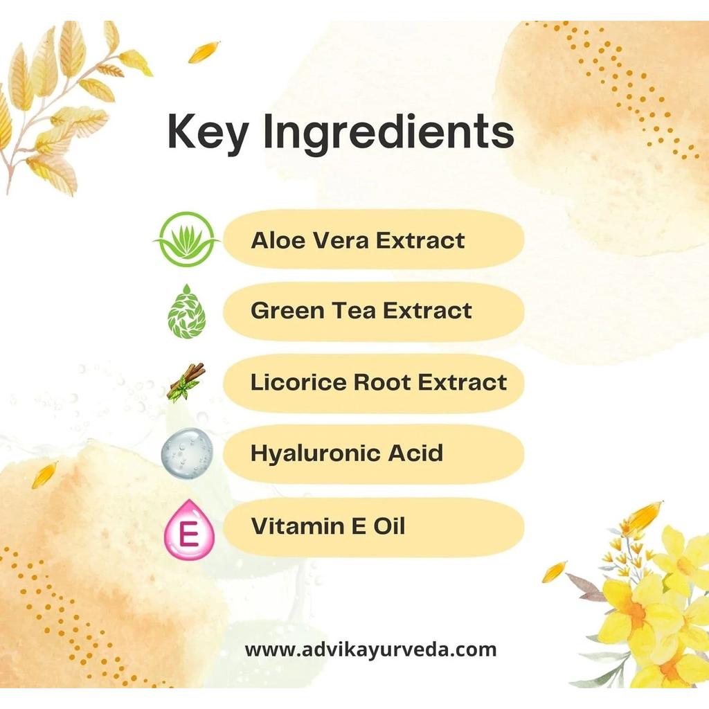 Advik Ayurveda Under Eye Cream For Dark Circles, Puffiness 12gm
