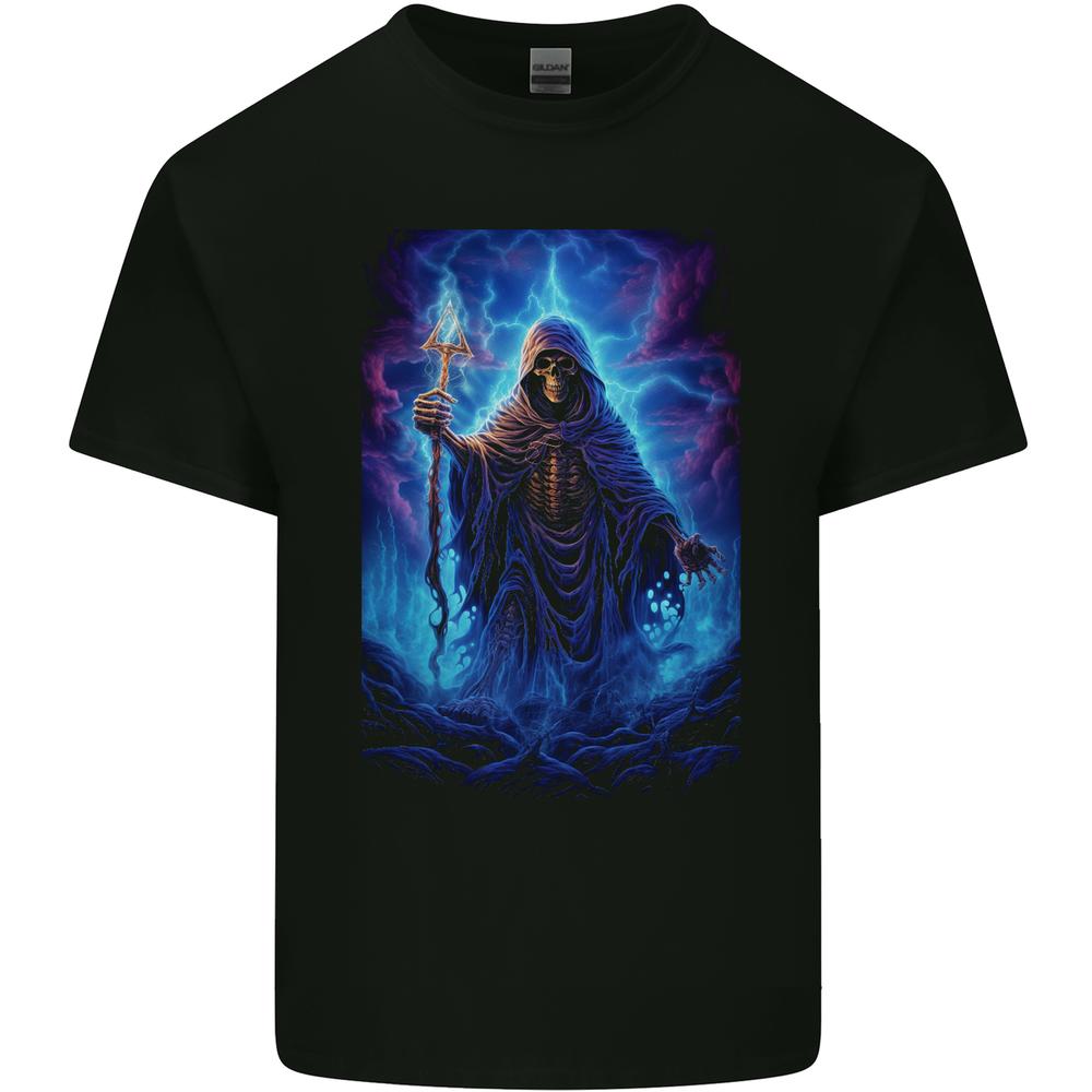 26 Grim Reaper Domain Mens Cotton T-Shirt Tee Top Unisex T-Shirt