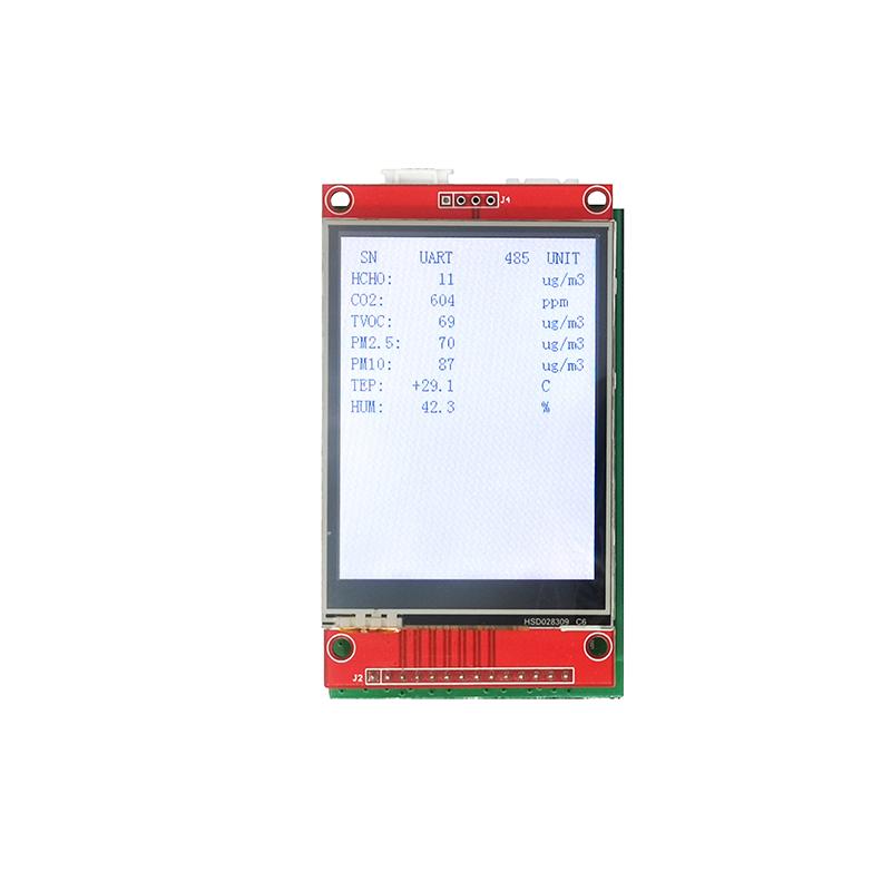 YYS 7-в-1 RS485 или UART Выход Модуль Датчика Качества Воздуха PM2.5 Датчик Пыли CO2 HCHO VOC Датчик Газов С Влажностью И Температурой