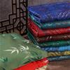 100x150 см Высококачественная жаккардовая парчовая ткань Плотная мягкая Лист бамбука для женского платья Ханьфу Обивка Швейная ткань Золотой Синий