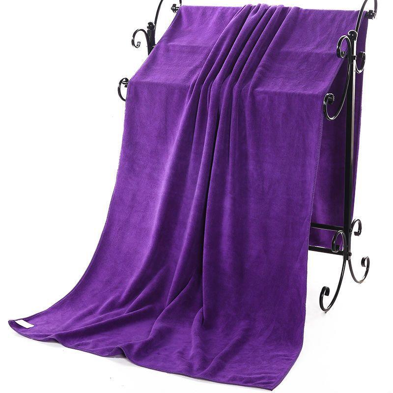 Очень большое банное полотенце из микрофибры, мягкое, хорошо впитывающее и быстросохнущее, многофункциональное для спорта, салонов красоты и отелей.