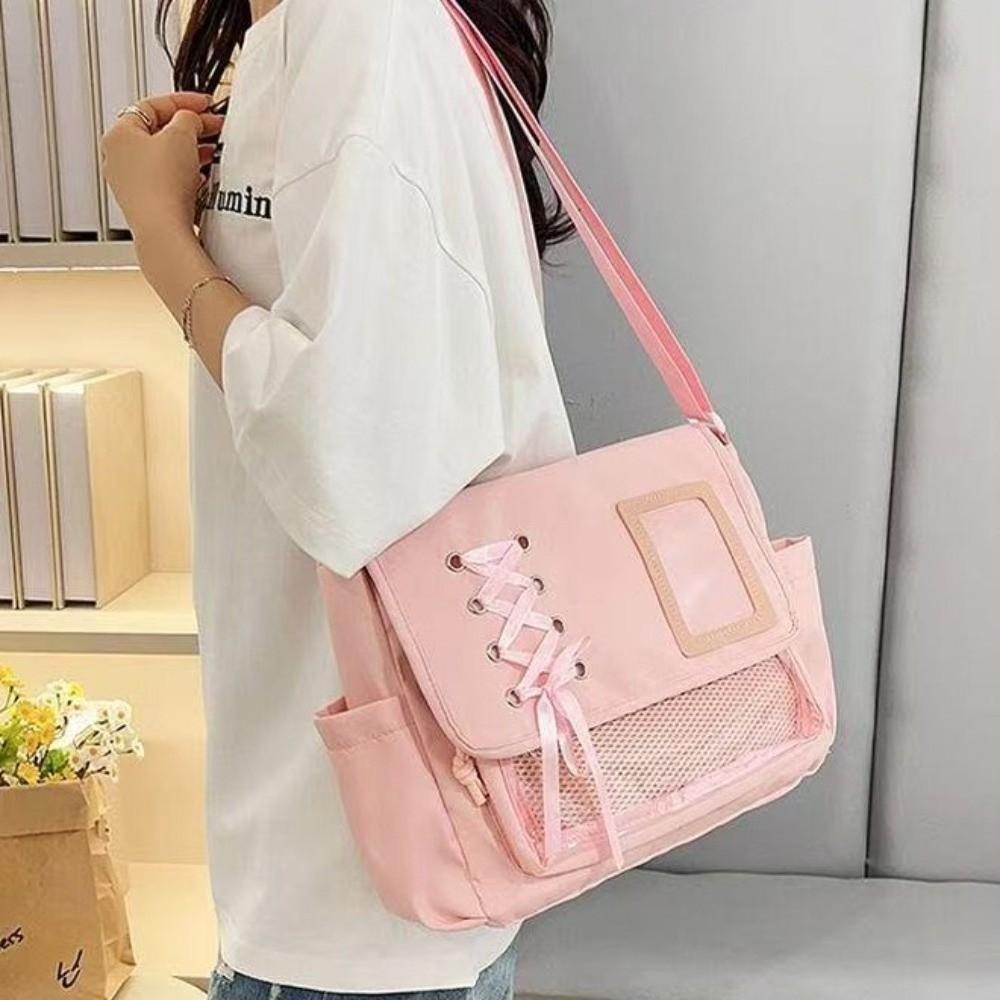 Lightweight Y2K Ulzzang Ita Bag Large Capacity Messenger Handbag  JK Uniform