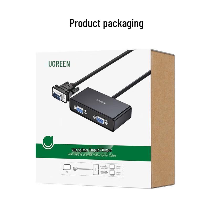 Ugreen Видеоразветвитель VGA и KVM-переключатель