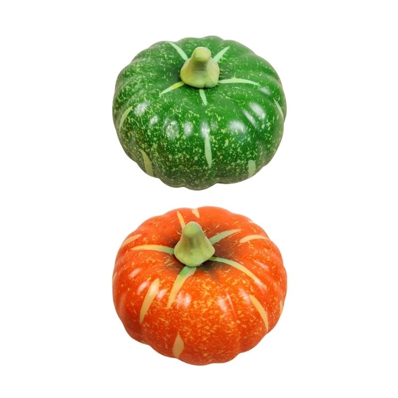 Artificial Pumpkins Realistic Simulation Pumpkins for Thanksgiving Halloween Decoration Fall Party Table Centerpieces