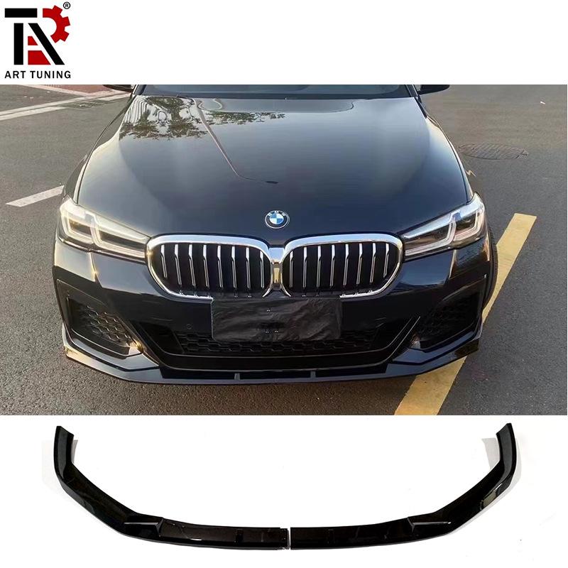BMW New 5 Series G30/G38 LCI '21 M Sport Gloss Black FD Front Lip.