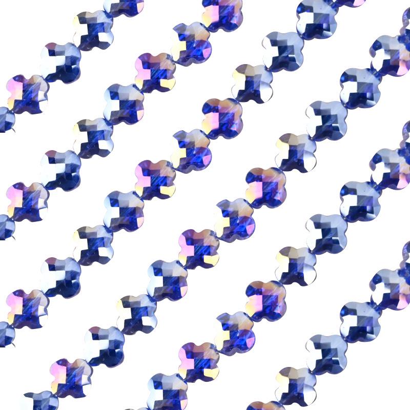 Гальванизированный четырехлистный клевер шерпа бисерные аксессуары для изготовления ожерелий своими руками