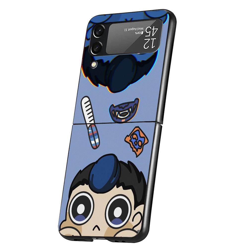 Game Valorant Cute Cover Phone Case For Samsung Galaxy Z Flip 7 6 5 4 3 5G Flip7 Flip6 Flip5 Flip4 Flip3 Black Fundas Shell Gala