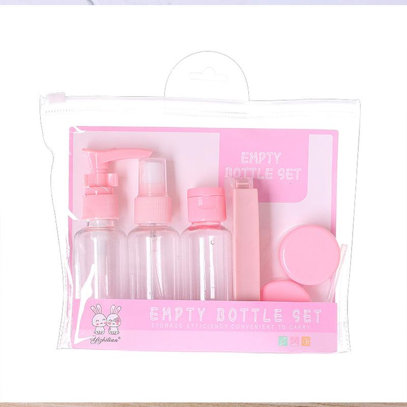 Travel Size Multi-piece Skincare Set Portable Containers Cosmetic Skincare Liquid Toiletries Bottle