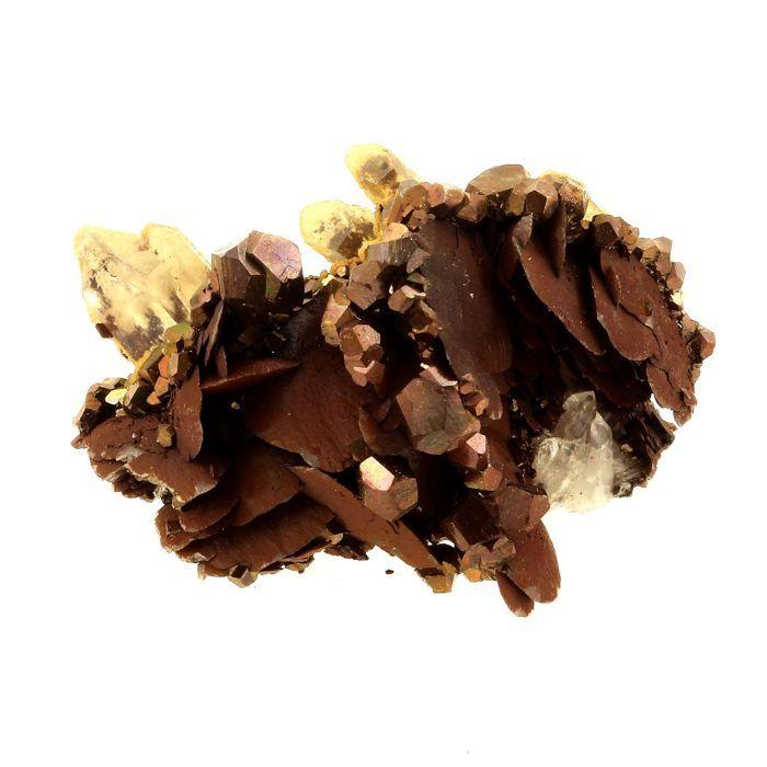 Pierres et Minéraux. Quartz, Siderite, Pyrite. 108.0 ct. Saint-Pierre-de-Mésage, Vizille, France..