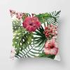 Tropical Plants Pillow Case Polyester Decorative Pillowcases Green Leaves Throw Pillow Case Kussensloop Almohada Poszewka Zt306