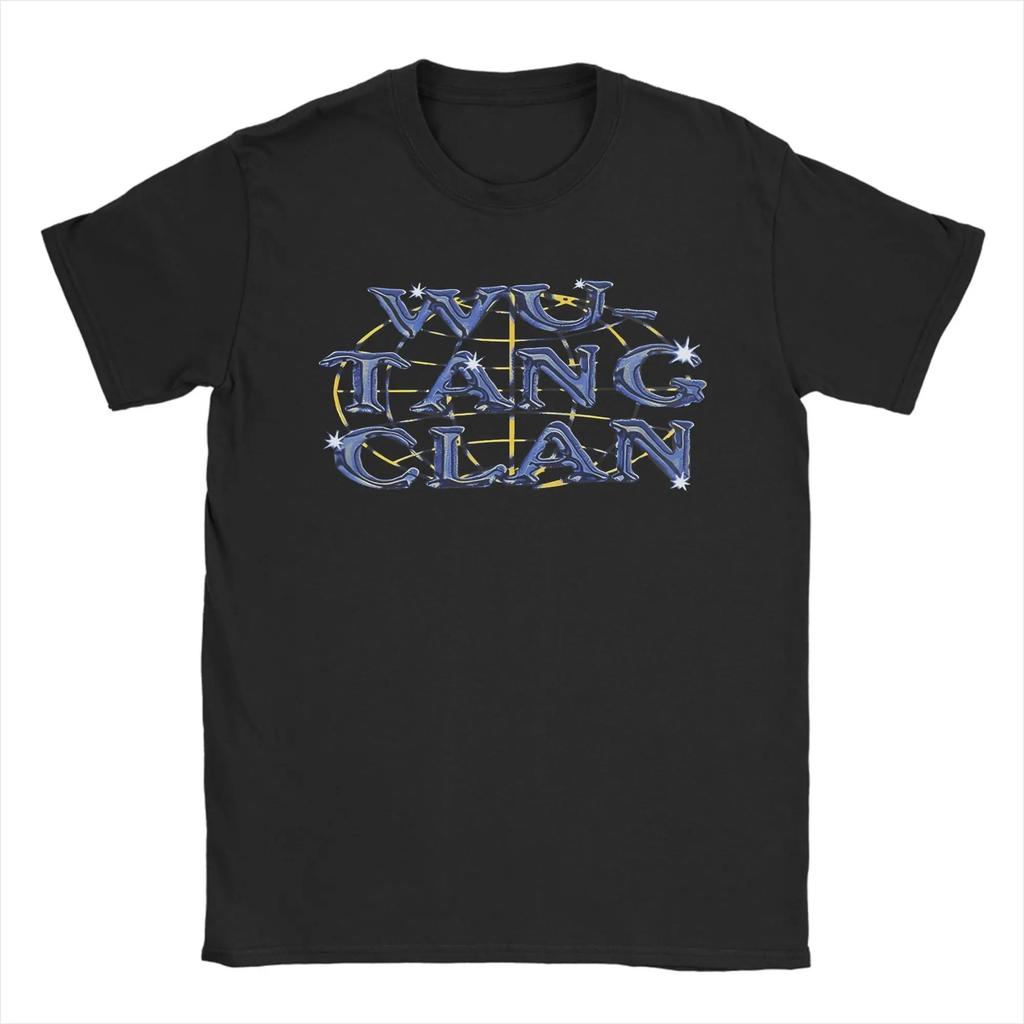 Хлопковая футболка с туром Wu-Tang Подарок фанатам Летняя хлопковая с круглым вырезом Повседневная Увеличенная Городская Спортивная Ретро Уличная одежда Стиль Yk