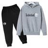 Children's Hooded Sweatshirt Set (for Both Men and Women, Including Pants)- Suitable for Children Aged 3 To13 Brand Sport Outfit