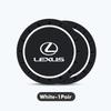Car Waterproof Anti Slip Water Cup Mat Auto Interior Accessories For Lexus RX350 IS250 CT200h ES250 ES300h NX300h IS200 GS300BL1 