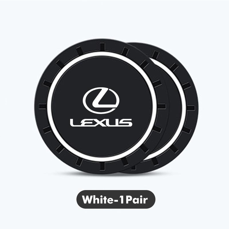 Car Waterproof Anti Slip Water Cup Mat Auto Interior Accessories For Lexus RX350 IS250 CT200h ES250 ES300h NX300h IS200 GS300BL1