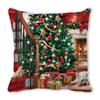 Christmas Themed Pillowcases Car Accessories Office Santa Claus Living Room Sofa Home Pillowcases