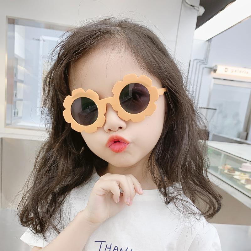 Sunflower Children'S Uv Protection Sunglasses Tide Girls Sunscreen Shade Boys Children Polarized Sunglasses