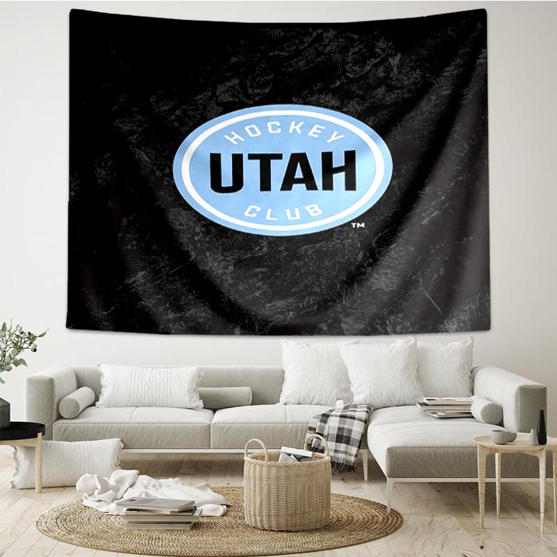 Utah Print Tapestry, Backdrop, Easy Setup, Ideal for Bedroom, Office & Living Room, with Aesthetic Wall Hanging Decor.
