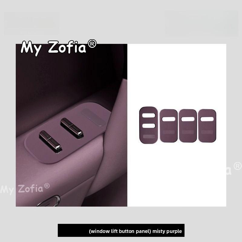 For Xpeng GX 2026 2027 Car Window Lift Button Silicone Protective Pad Auto Window Control Switch Anti-Scratch Mat Accessories