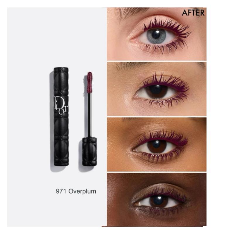 Dior Потрясающая тушь для объема 26 новых весенних оттенков, густые черные ресницы, тонкие подсолнечные, ощущение высокого класса #971 Сливовый