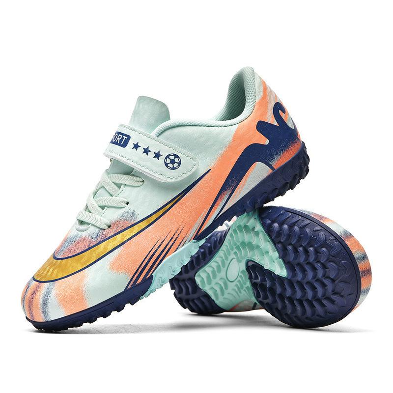 Пригвоздил учеников начальной и средней школы сломанные новые спортивные туфли детские девочки футбольные бутсы мальчиков тренировочные на липучке игра