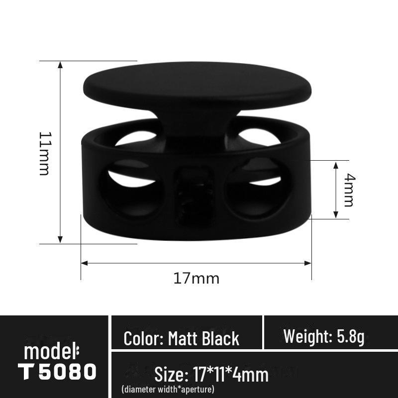 Регулируемый металлический пружинный шнур-замок для спортивной одежды