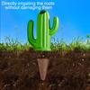 4 шт. шипов для полива в форме кактуса, терракотовые глиняные колышки для растений с самополивом, шипы для полива с медленным высвобождением для комнатных и уличных растений