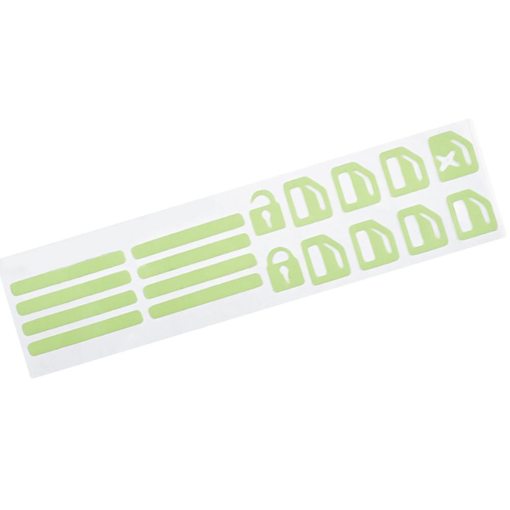 Наклейка на кнопку окна, переключатель, светящаяся автомобильная водонепроницаемая клейкая замена