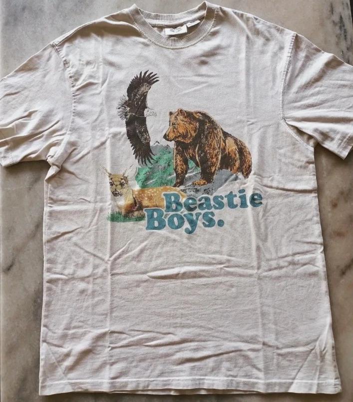 Футболка унисекс Beastie Boys Белый Хлопок Все Размеры S-23345XL