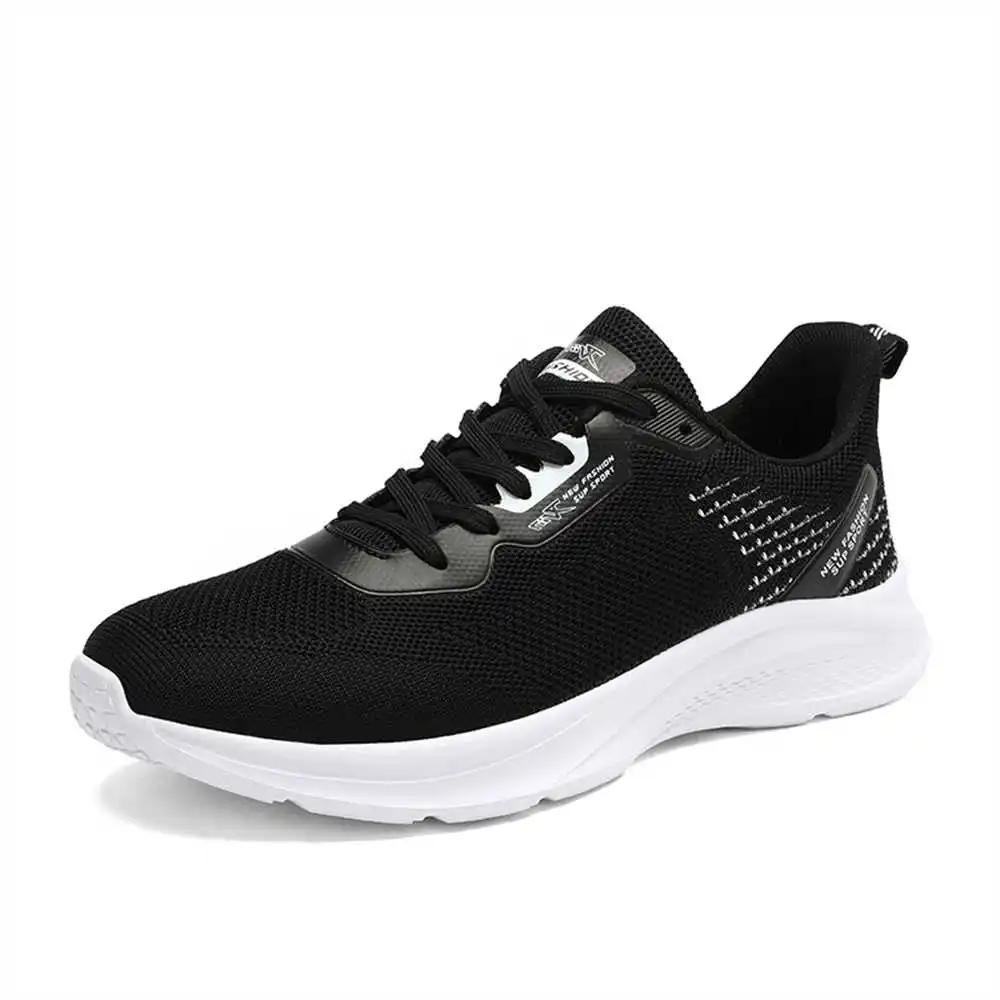 FashionBlack Round Nose Мужские спортивные баскетбольные черные школьные туфли баскетбольные кроссовки 48 размер Loafersy Exercise Новый сезон