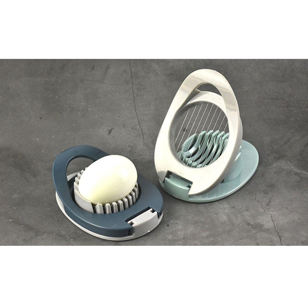 Stainless Steel Wire Boiled Egg Slicer Wide Handle Comfortable Grip Strawberry Cutter Easy To Clean Multipurpose