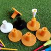 6pack/lot Non-slide Rubber Tee Ball - Durable And Elegant Easy To Rubber Golfs Tee Golfs Rubber Tee