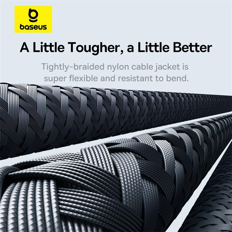 Baseus Кабель для быстрой зарядки данных серии Dynamic 3, тип C — Type-C, 100 Вт