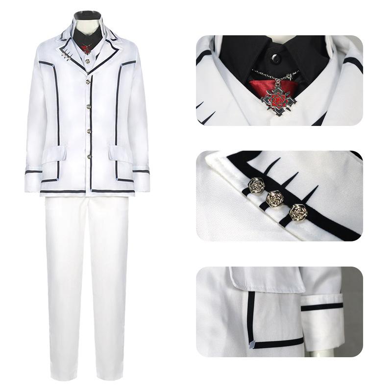 Vampire Knight Cosplay Costume Yuki Cross Zero Kiryu Kaname Kuran Anime School Uniform Carnival Party Halloween Role Play Outfit