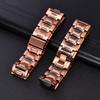 Copper Tone Magnetic Bracelet Couples Geometric Cross Design Vintage Style Electroplated Unisex Jewelry
