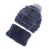 Fur Hat Children Fall and Winter Outdoor Warm Ear Protection Scarf Mom Leisure Set
