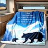 Super Dad Happy Father'S Day Blanket Personalized Name Soft Comfortable Stylish Blanket Car Blanket Perfect For Travel Camping Outdoor Home Suitable