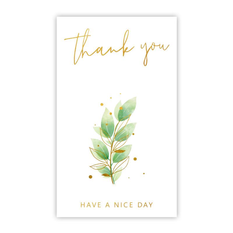 50-pack Airplane-Themed Thank You Box Sealing Stickers for Packaging and Decoration