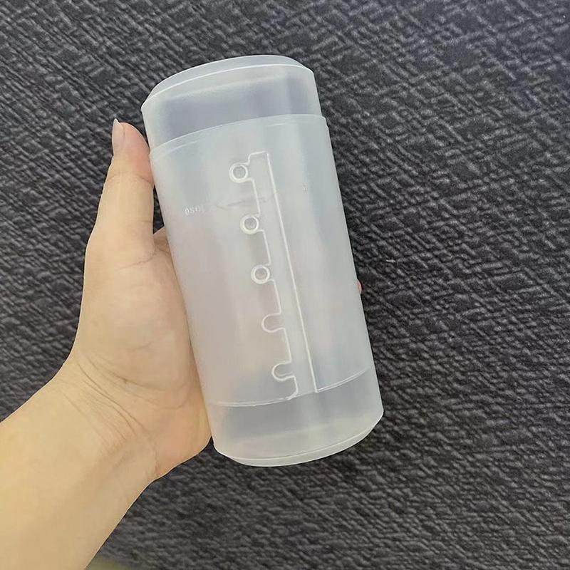 Регулируемый держатель кисточки для макияжа Pp высоты отображает органайзер чашки для хранения с крышкой