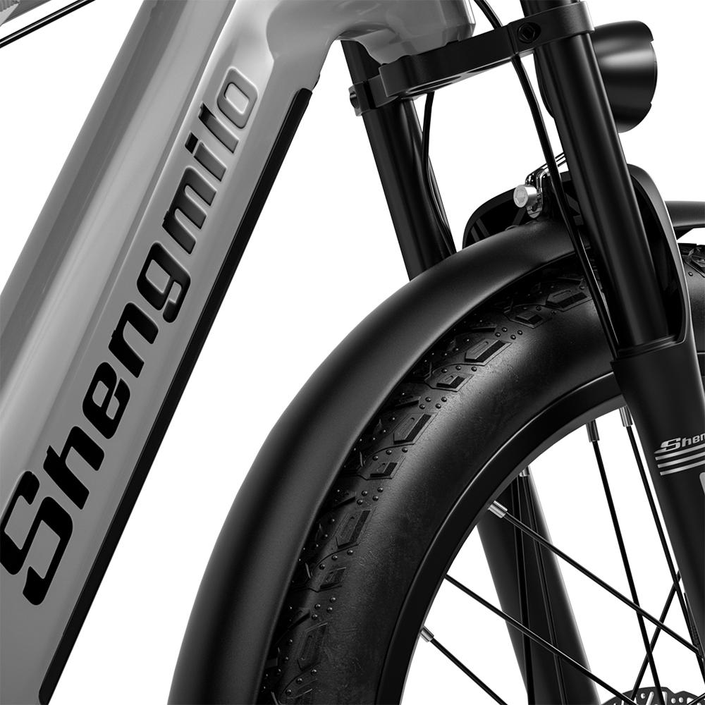 Shengmilo S600 All Terrain Electric Bike 2*1000W Dual Motor 48V17.5AH  26 Inch Off-Road Tires E-Mountain Bike For Adult
