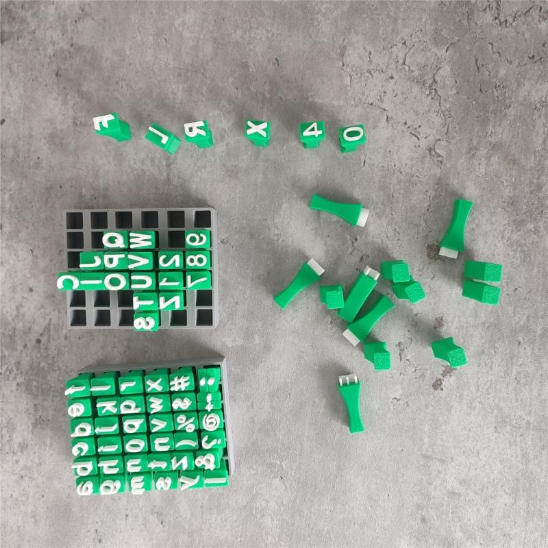 Letter Stamper Plastic Letter Stamper with Storage Case Early Learning Tool for Toddler Art Craft Scrapbooking