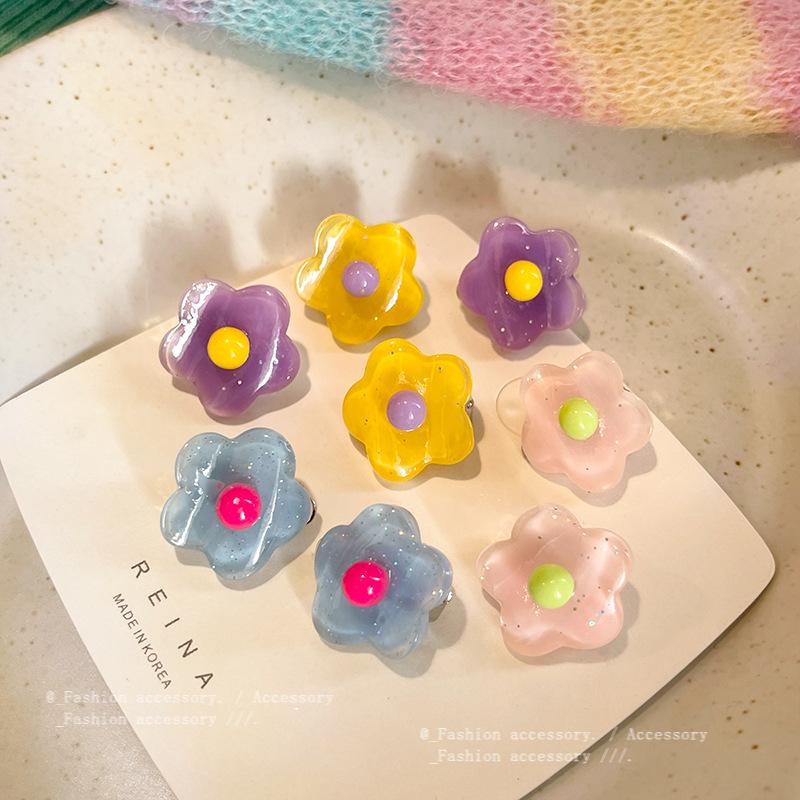 Дофамин Девичий Цветок Ушная Клипса: Универсальные, не требующие проколов, милые серьги
