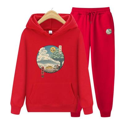 Женский комплект с капюшоном с длинными рукавами, японский аниме, толстовка с рисунком Тоторо, женский комплект Kawaii Hoodeis, комплект Miyazaki Hayao Studio