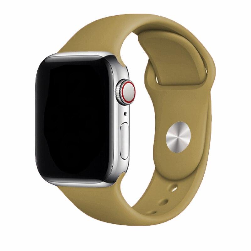 Silicone Strap For Apple Watch Band 44mm 49mm 45mm 41mm 40mm 42mm 38mm Bracelet Iwatch Series 9 7 Se 3 4 5 6 8 Ultra2 Band