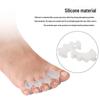 Silicone Three-Hole Toe Separator for Bunion & Overlapping Toes