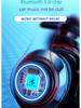 Светящаяся Bluetooth-гарнитура B39: Наголовные, беспроводные, складные, с цветной подсветкой, мощным басовым звуком
