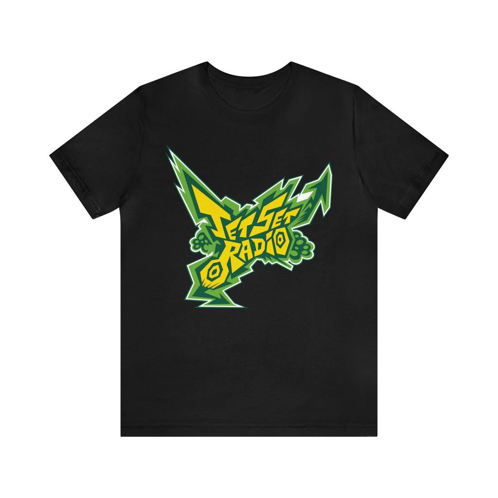 Classic Nostalgic Games Jet Set Radio Peripherals Print Tshirt Unisex Women Oversized Wind Tee Crewneck Cotton Casual Harajuku Top