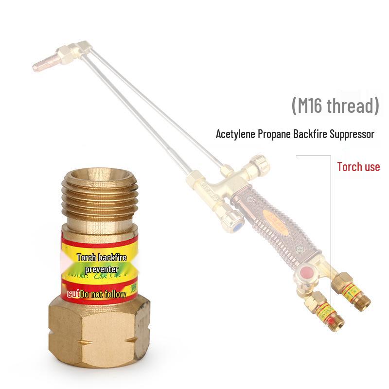Gas Safety Kit: Flashback Arrestor, Torch Valve, Pressure Reducer for Welding & Cutting