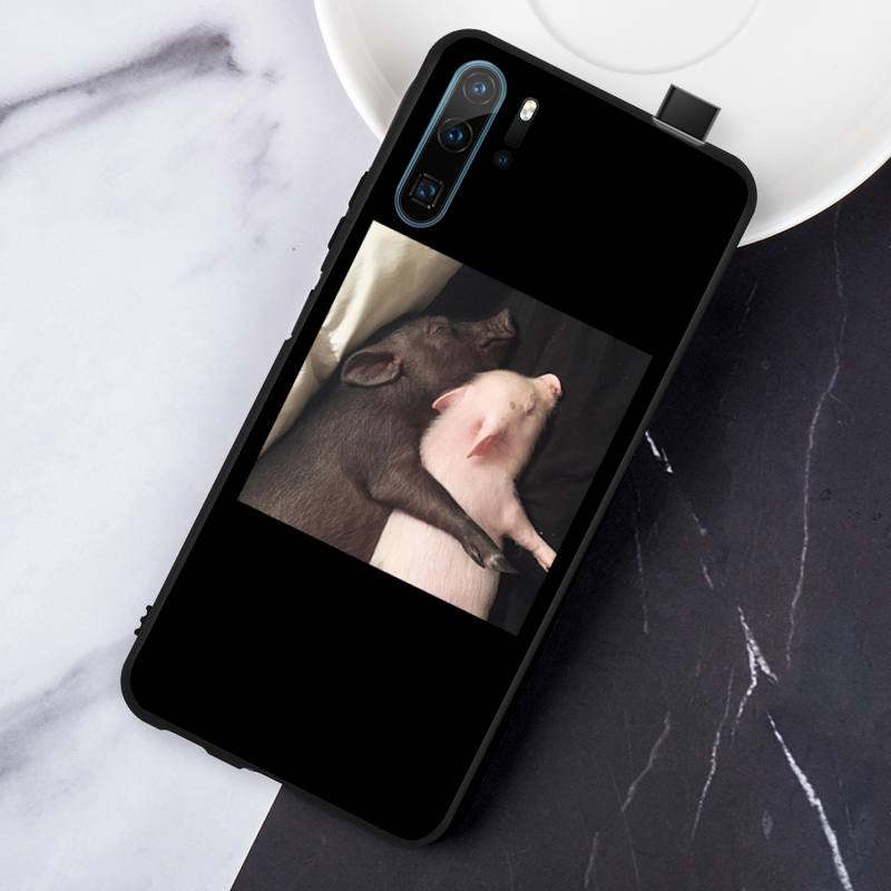 Pet Pig Aesthetically Interesting Pattern Phone Case For Huawei Honor Mate P 10 20 30 40 I 9 8 Pro X Lite Smart 2019 Nova 5t