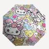 1pc Hello Kitty Mega Kawaii Automatic Folding Umbrella - Portable Tri-Fold Design with 8-Rib Iron Frame, Perfect for Fans, Travel, Everyday Use, and F