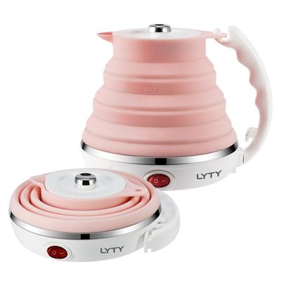 100 В ультратонкий дорожный складной электрический портативный складной чайник для кипячения воды с отделяемым шнуром питания 555 мл японская вилка пищевой силиконовый чайник,